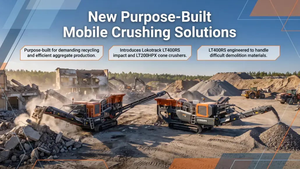 Metso Expands Lokotrack Portfolio with New Impact and Cone Crushers
