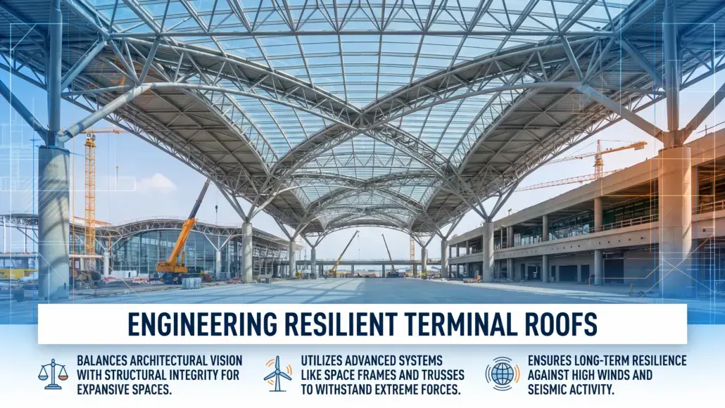Terminal Roof Systems Improving Large-Span Airport Building Performance
