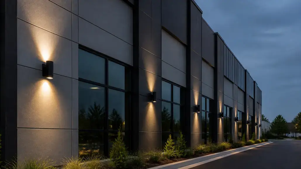 Exterior Wall-Mounted Luminaires for Commercial Buildings
