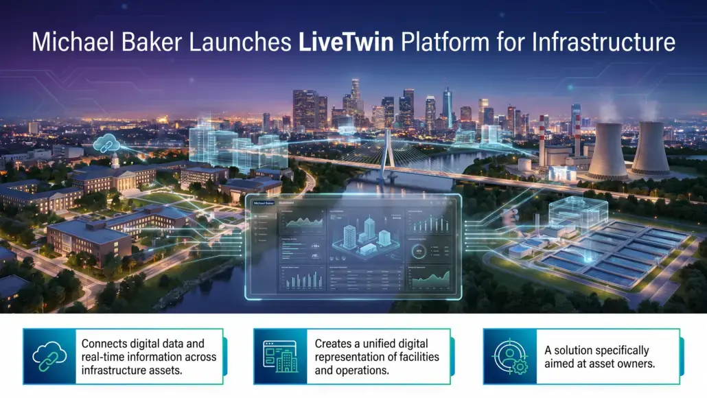 Michael Baker Launches LiveTwin Platform for Infrastructure