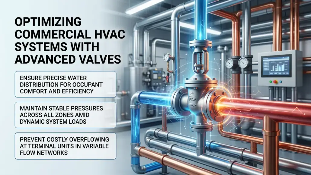 Pressure-Independent Control Valves Improving Hydronic System Regulation