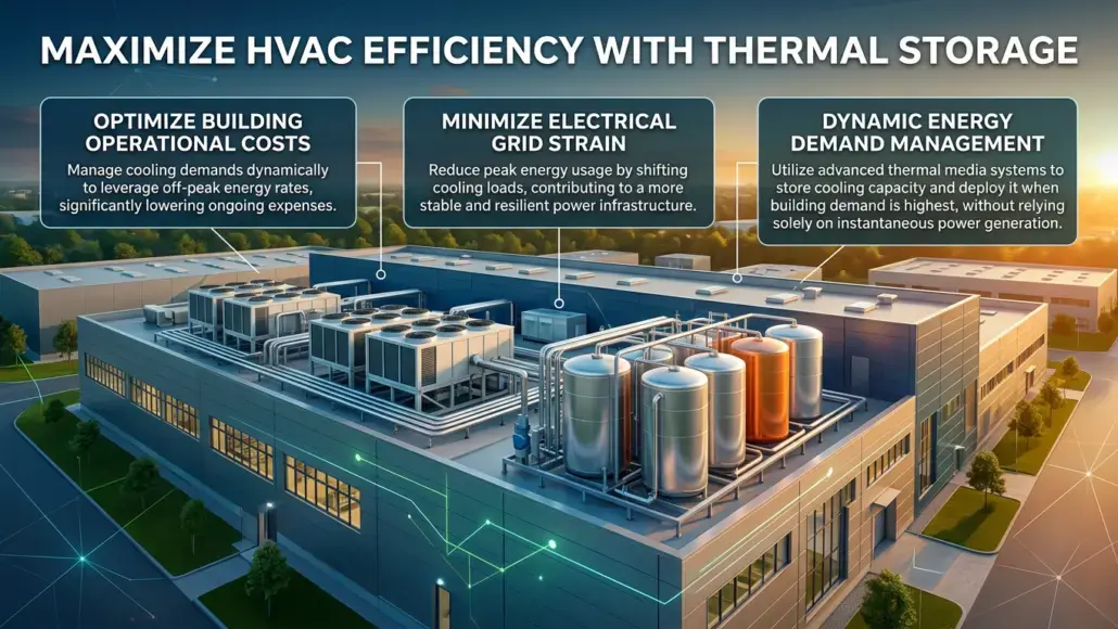 Thermal Energy Storage Reducing Peak HVAC System Loads