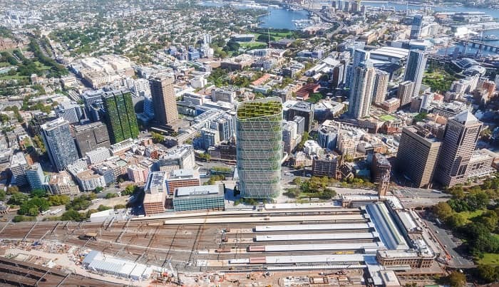 The World's Tallest Hybrid Timber Tower is Under Construction in Sydney, Australia