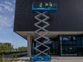Genie Unveils E-Drive for GS Slab Scissor lifts for construction industry