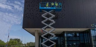 Genie Unveils E-Drive for GS Slab Scissor lifts for construction industry