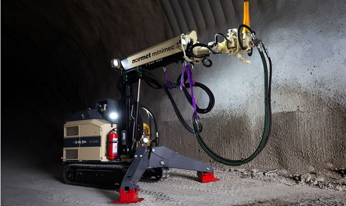 Normet launches new technologies for concrete spraying