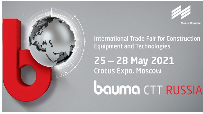 Bauma CTT Russia 2020 postponed to 25 to 28 May 2021