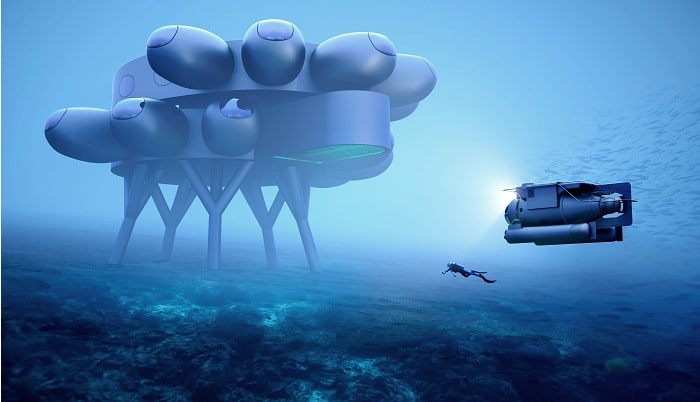 Jacques Cousteau's grandson unveils design for 375 sq m 