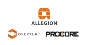 Allegion announces Overtur door security software integration with Procore construction management software