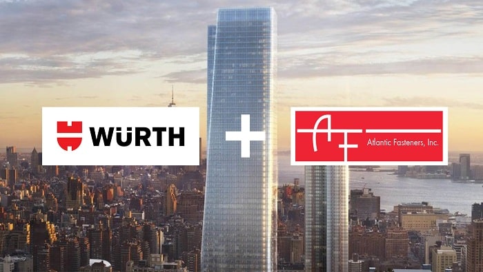 Wurth Industry North America Acquires Atlantic Fasteners Inc To Grow New Construction Services Division