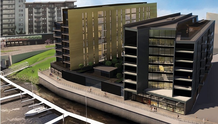 Structural engineering software assists design on Bayscape building