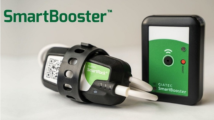 Giatecs SmartBooster extends Bluetooth signal range to collect concrete data from up to 50 percent further away