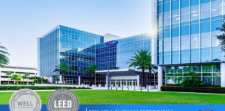 Carrier's Global Headquarters Becomes First Commercial Building in Florida to Earn Prestigious WELL Platinum Designation