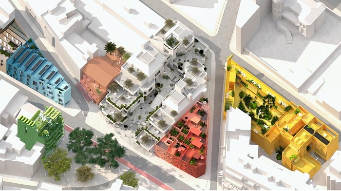MVRDV unveils colourful plan to revitalise Mallorcan neighbourhood