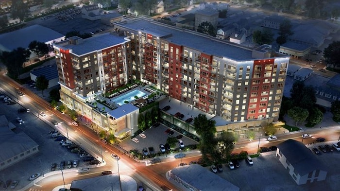  Skanska builds residential apartments in Nashville, USA, for USD 74 M, about SEK 690 M