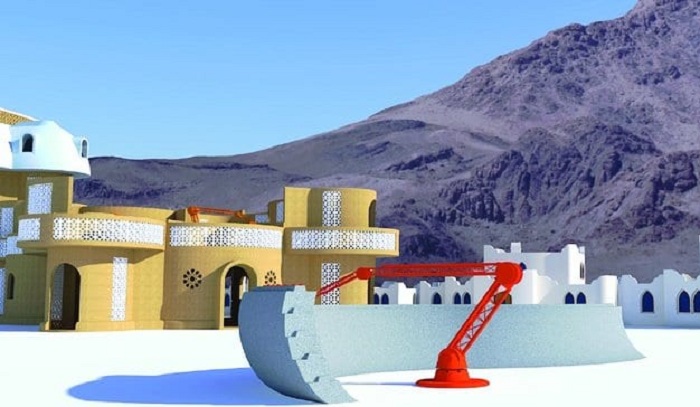 Armatron Systems patented 3D construction printer can reportedly create 60-foot-long concrete slabs in less than 1 minute