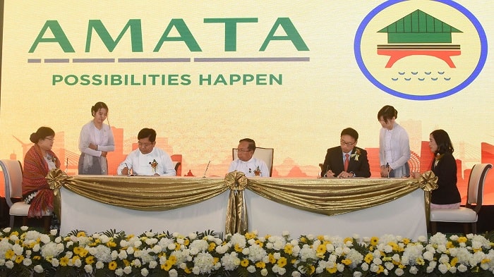 Agreements signed for Yangon Amata Smart and Eco City project