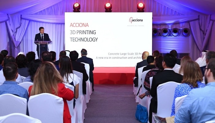 ACCIONA launches global 3D printing center in Dubai
