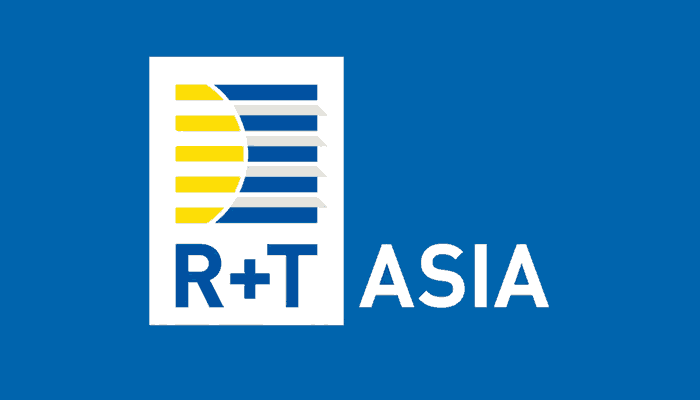 R+T Asia 2020 has a new date: June 28-30, 2020 